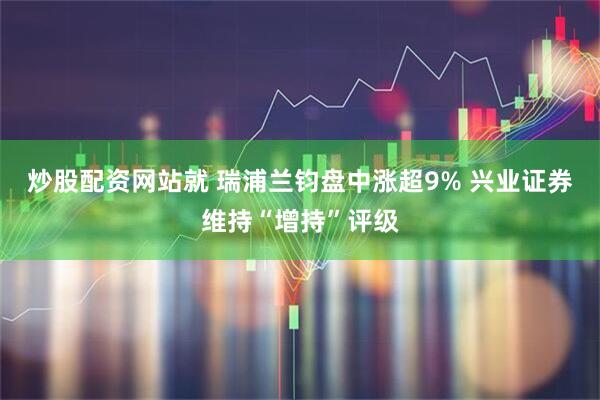 炒股配资网站就 瑞浦兰钧盘中涨超9% 兴业证券维持“增持”评级